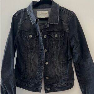 Pilcro & The Letter Press by Anthropologie Dark Wash Women’s Jean Jacket